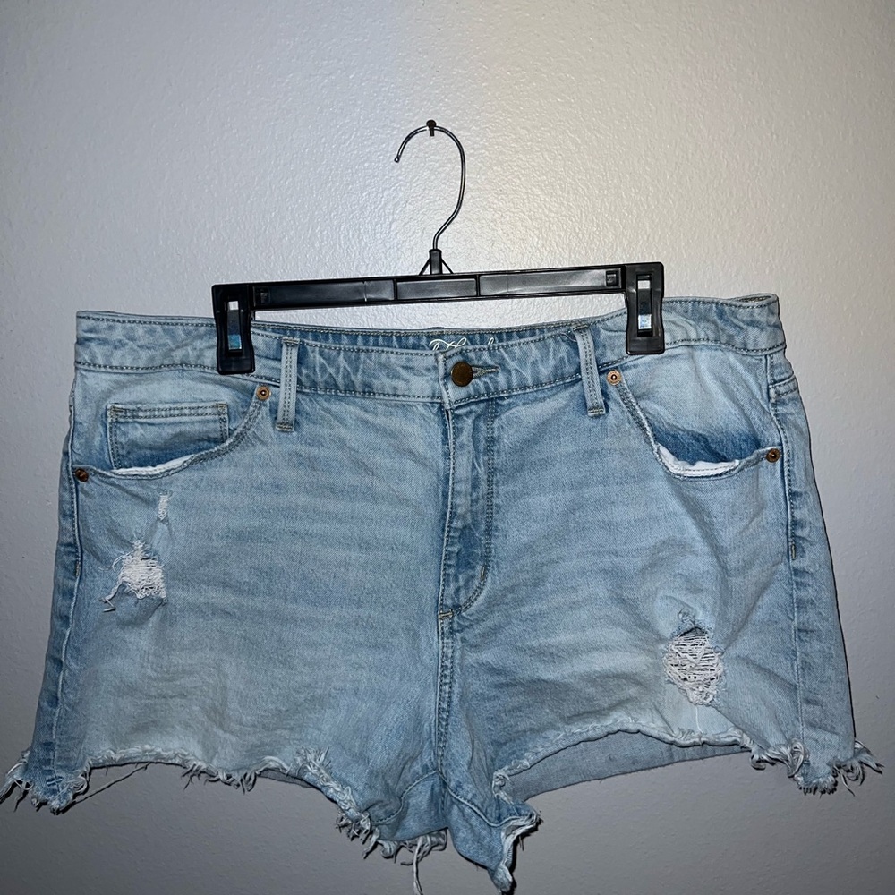 Target light blue jean shorts